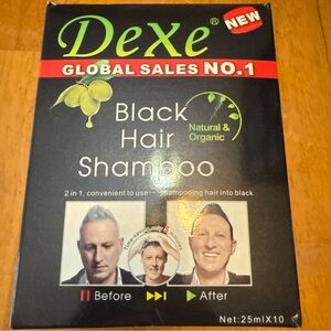 Dex Black Hair Shampoo For Men ( As Seen On Tv) New in Box Multiple Quantities